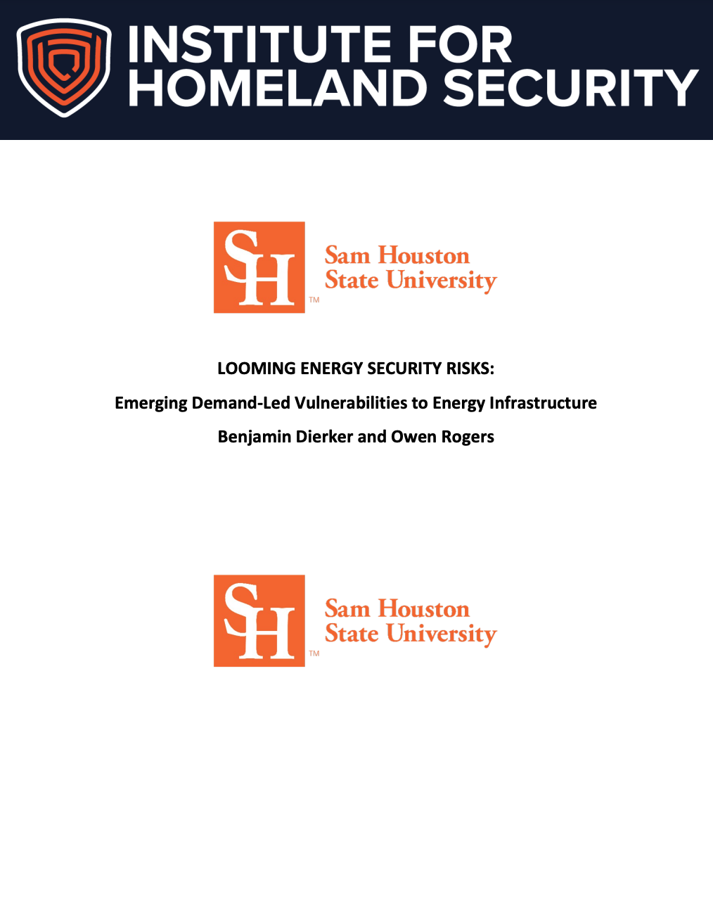 Looming energy security risks: Emerging demand-led vulnerabilities to energy infrastructure