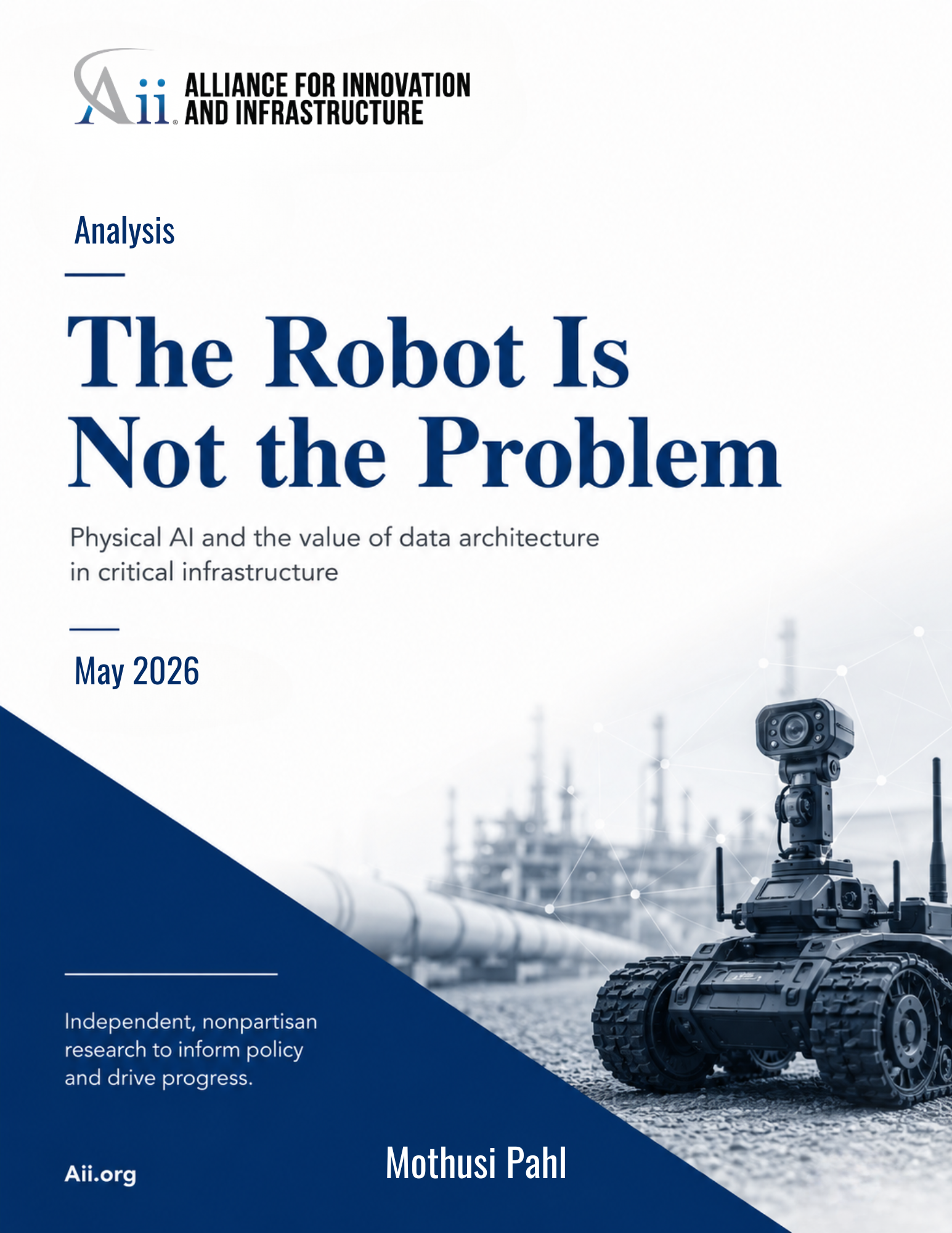 The Robot Is Not the Problem: Physical AI and the value of data architecture in critical infrastructure