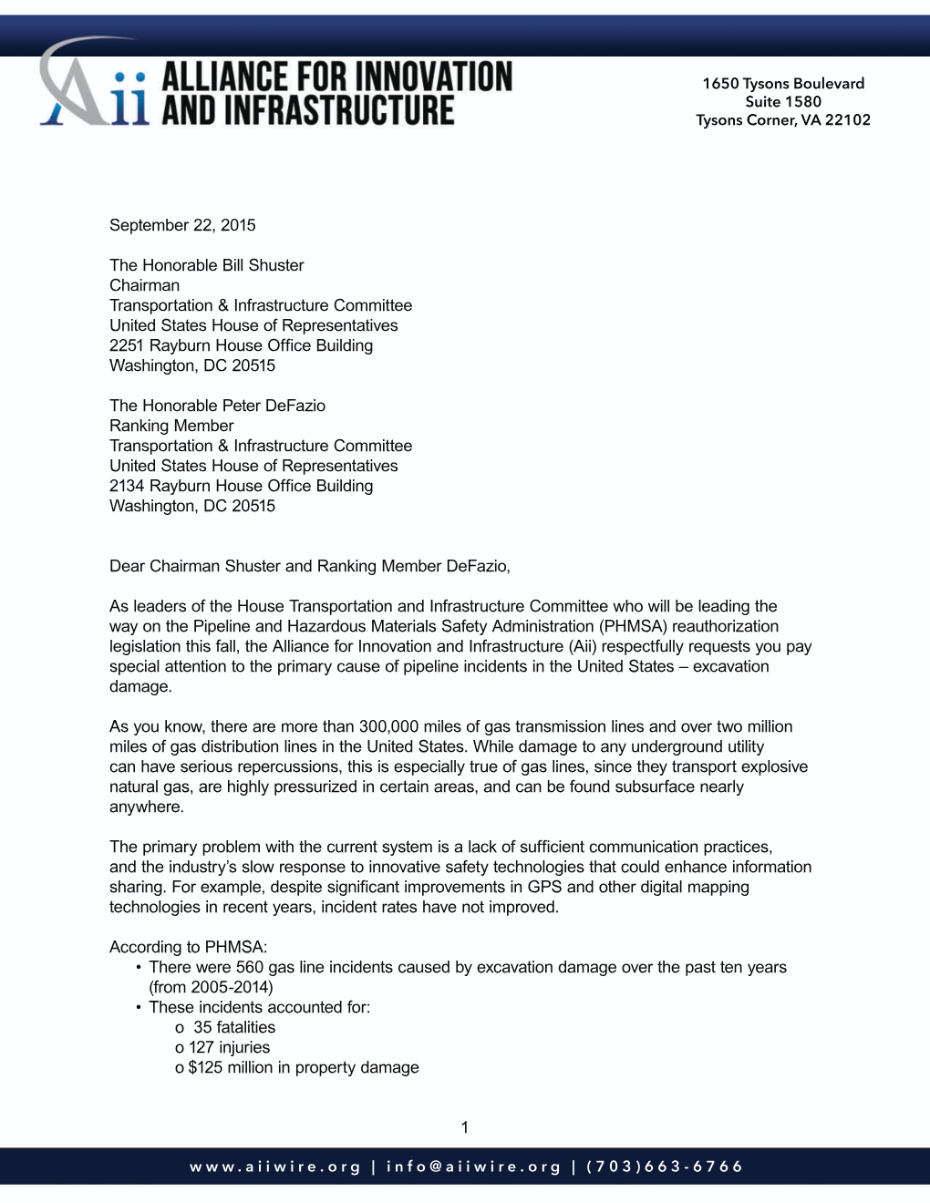 excavationdamagefocus2015 Aii Urges Excavation Damage Focus in PHMSA Reauthorization